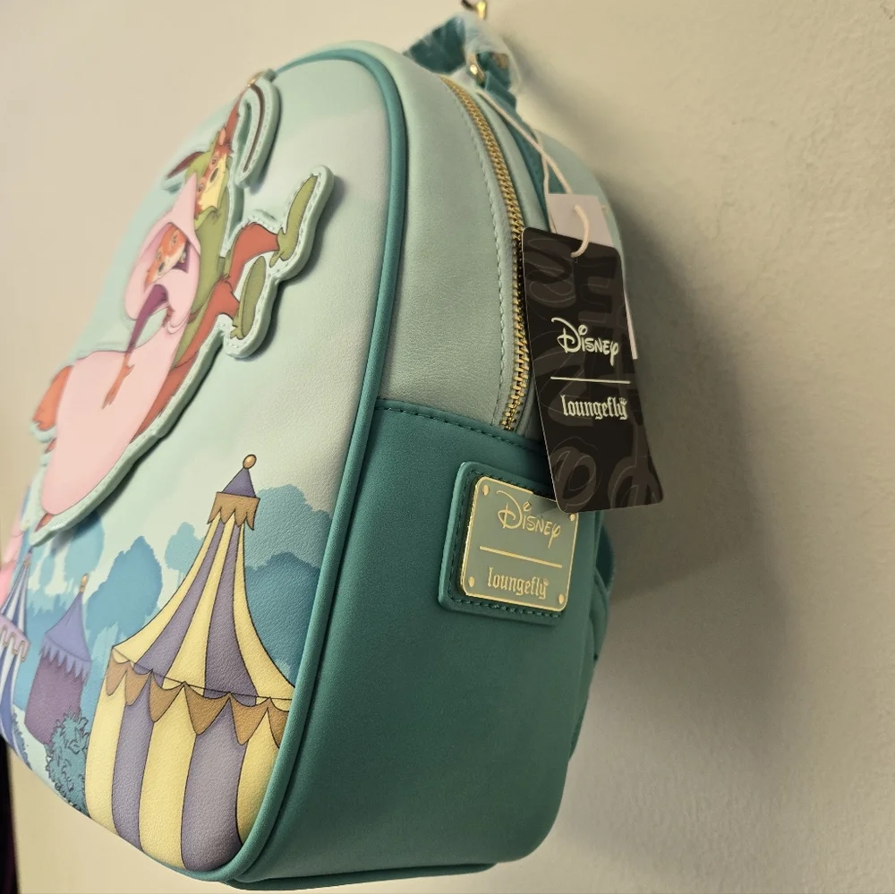Loungefly Disney Robin Hood Rescues Maid Marian Backpack